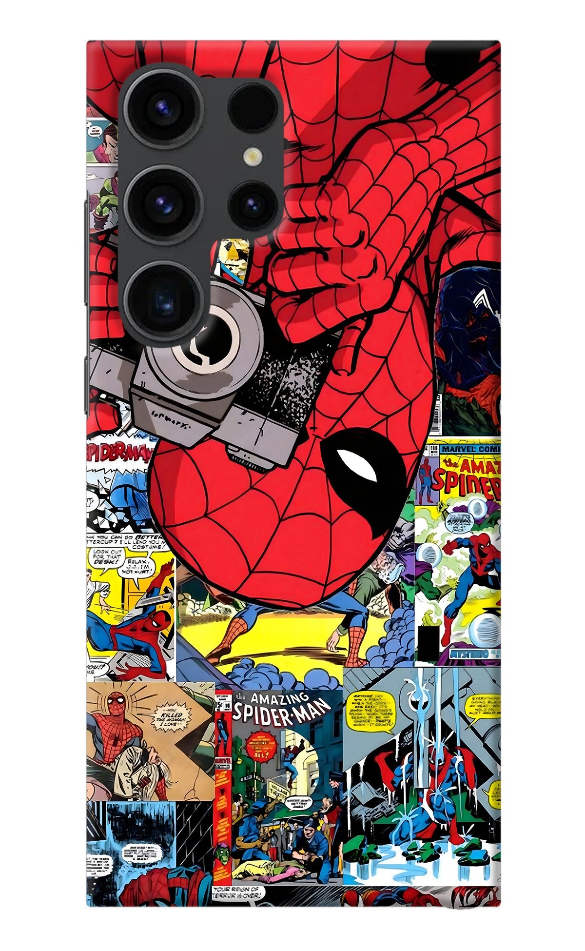 Spider Man Samsung S23 Ultra Back Cover