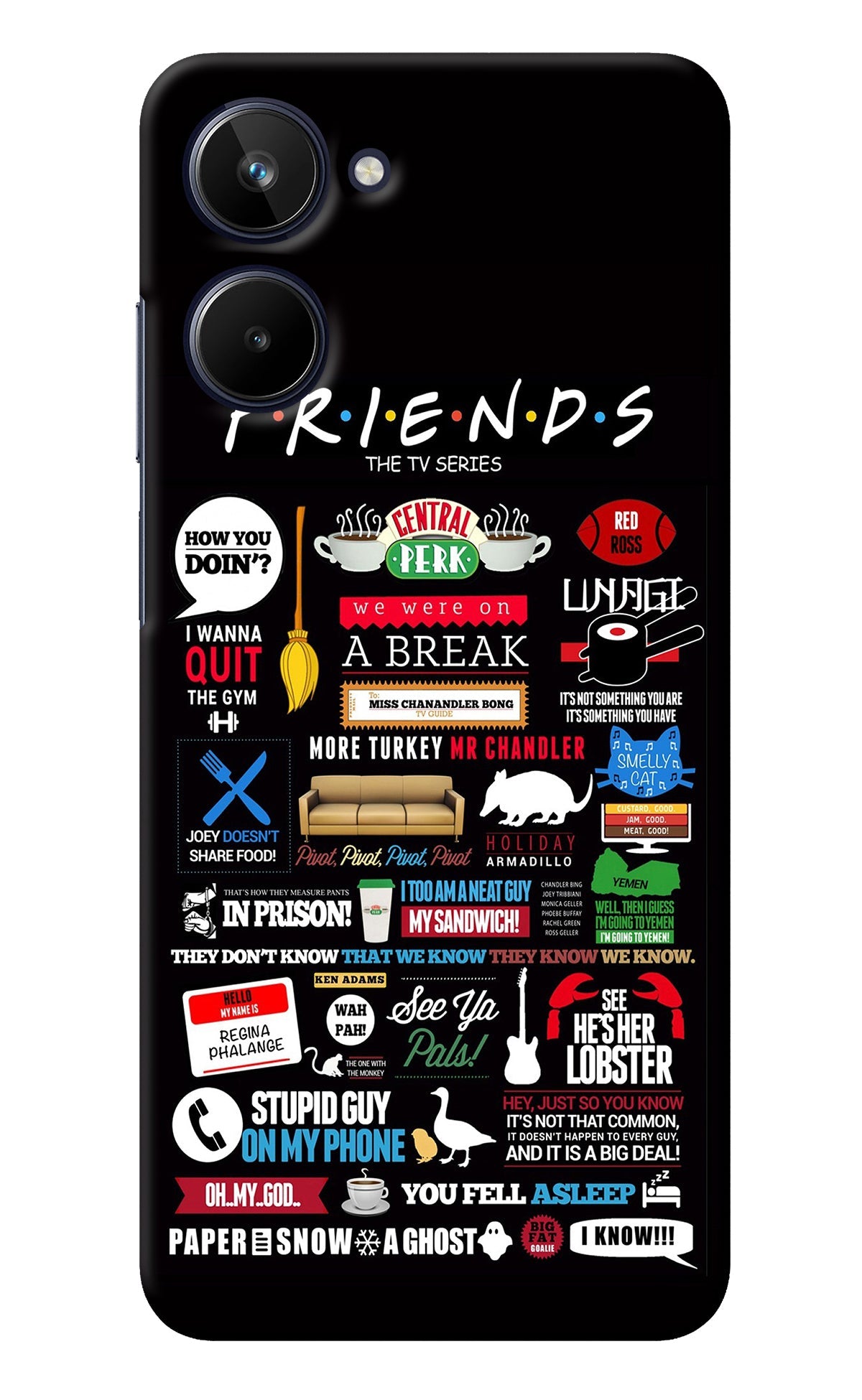 FRIENDS Realme 10 Back Cover