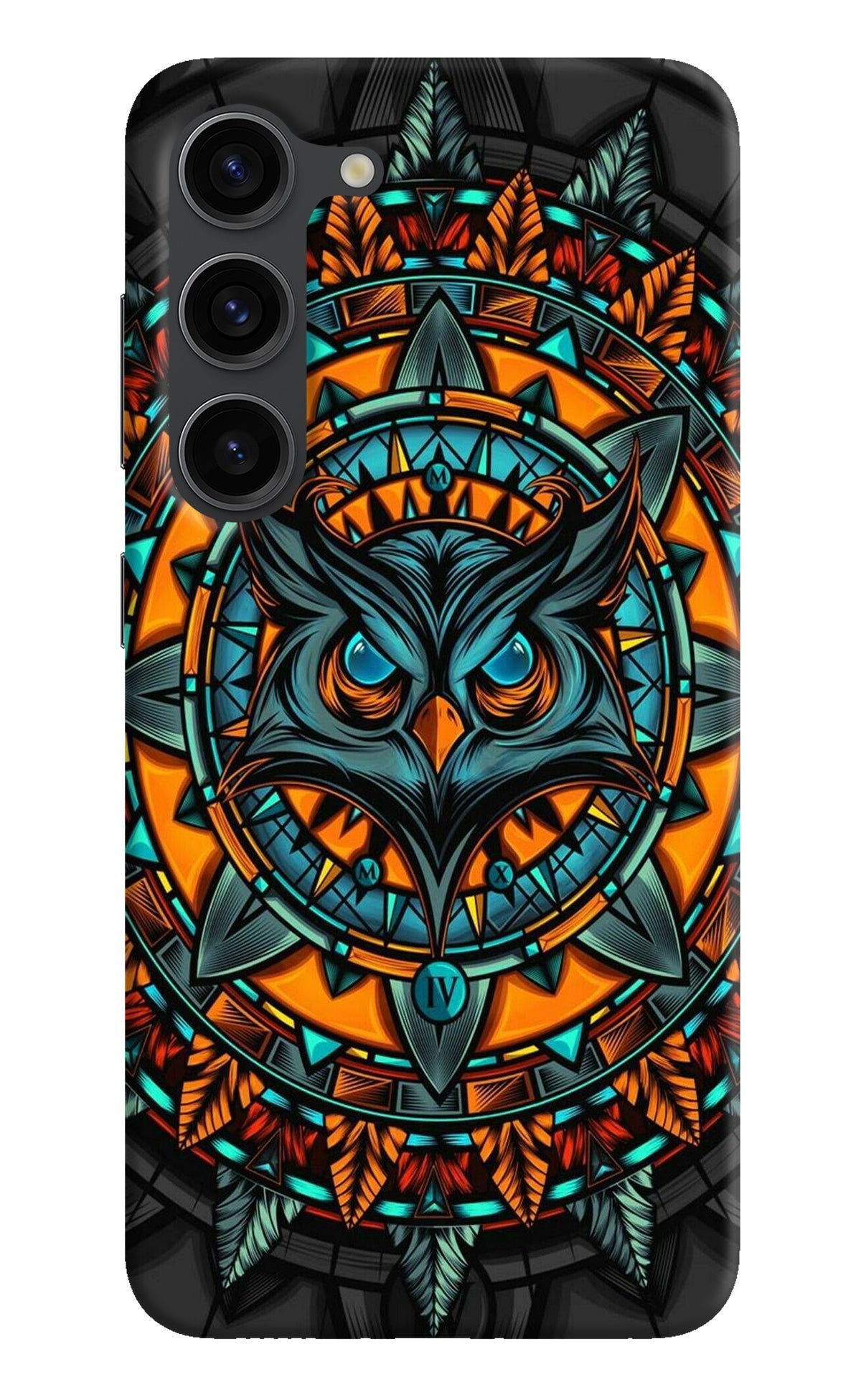 Angry Owl Art Samsung S23 Plus Back Cover