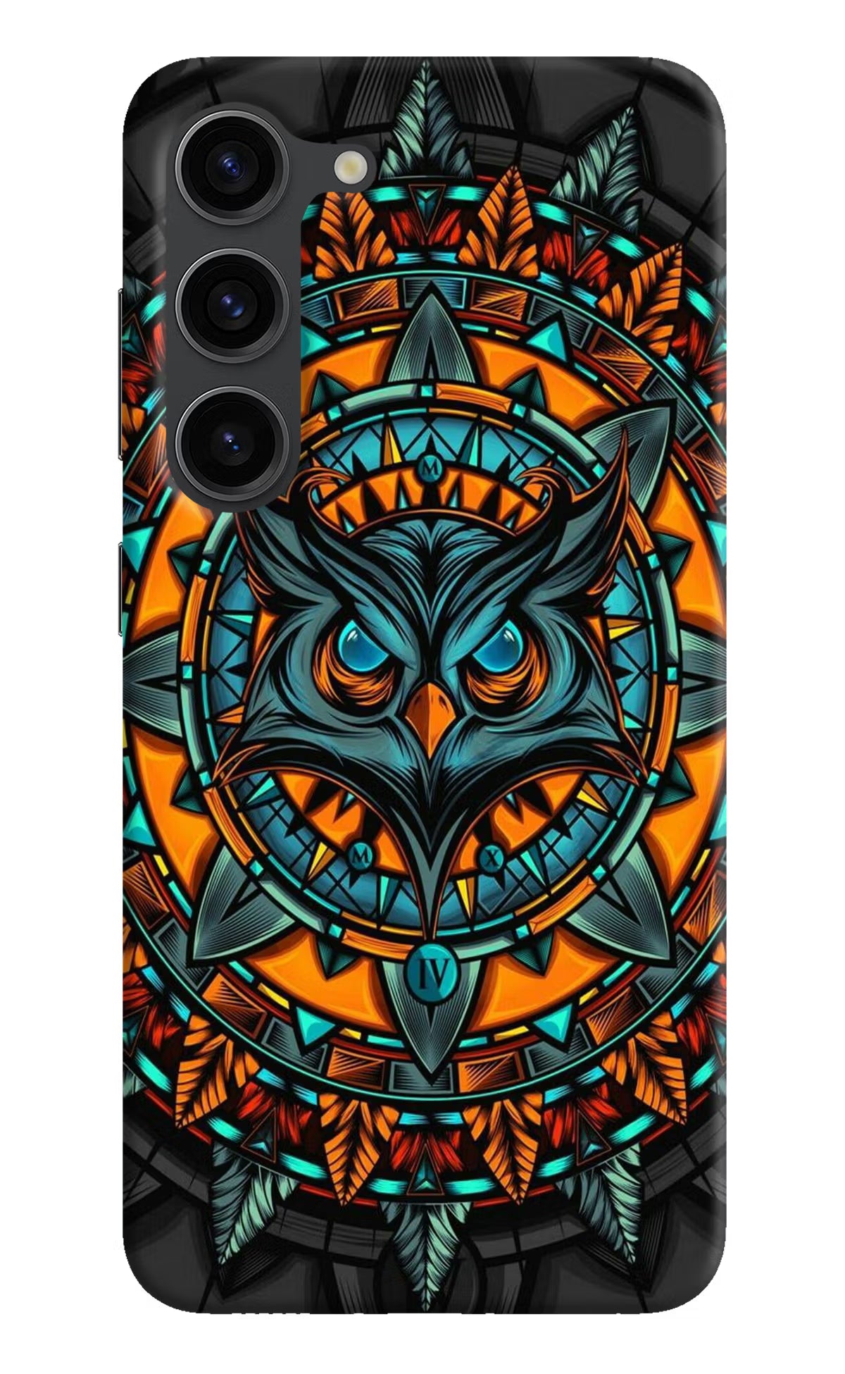 Angry Owl Art Case for Samsung S23 Plus by Casekaro