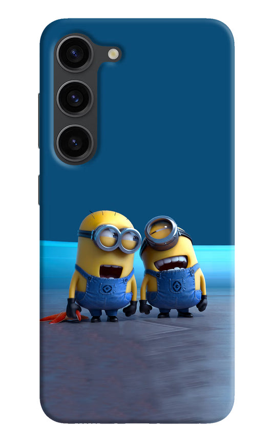 Minion Laughing Case for Samsung S23 Plus by Casekaro