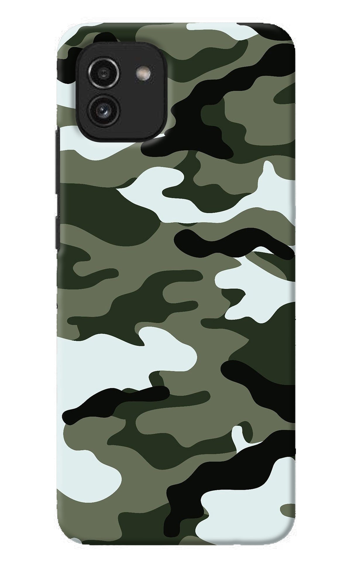 Camouflage Samsung A03 Back Cover