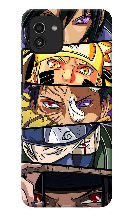 Naruto Character Samsung A03 Back Cover