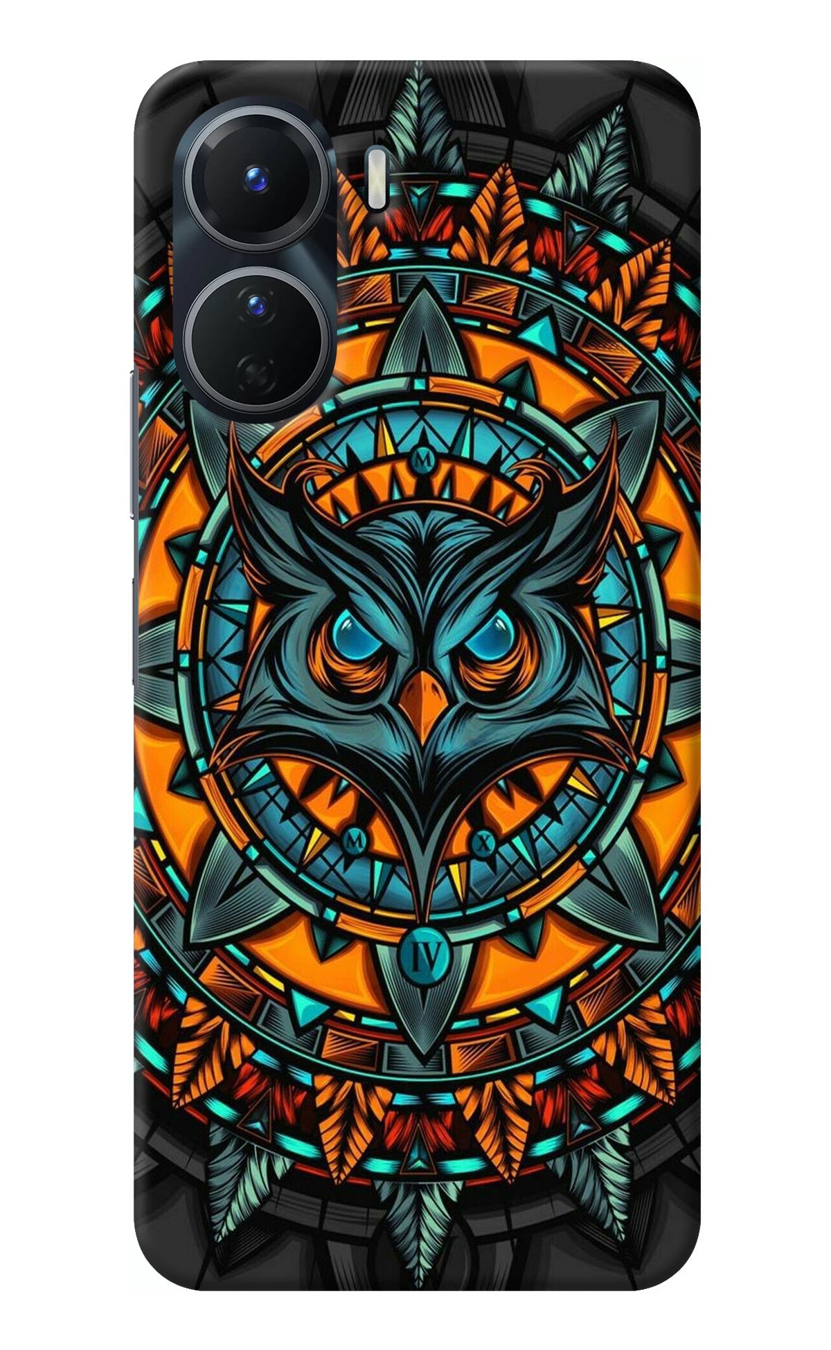 Angry Owl Art Vivo Y56 5G Back Cover