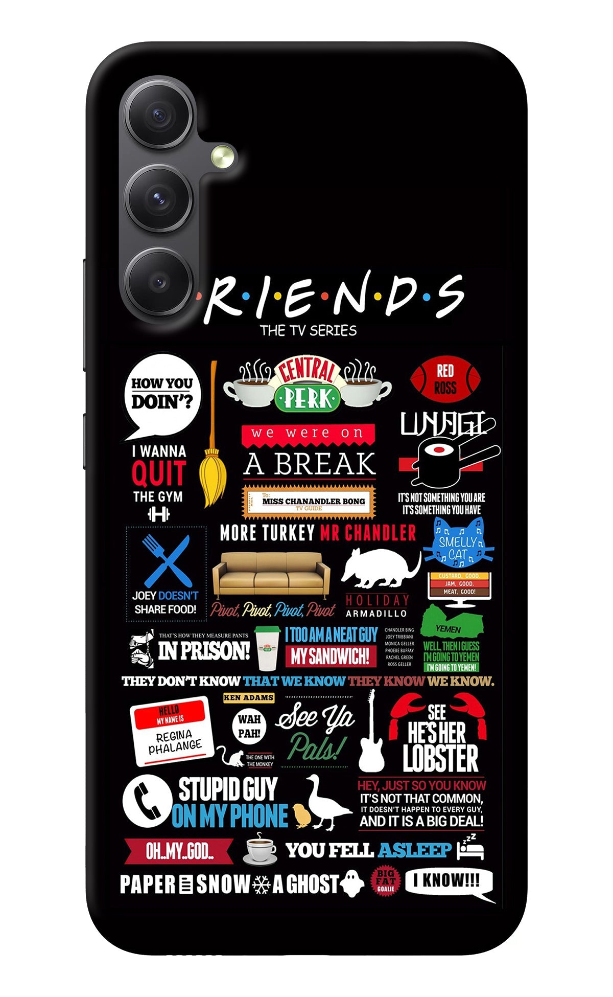 FRIENDS Samsung A34 5G Back Cover