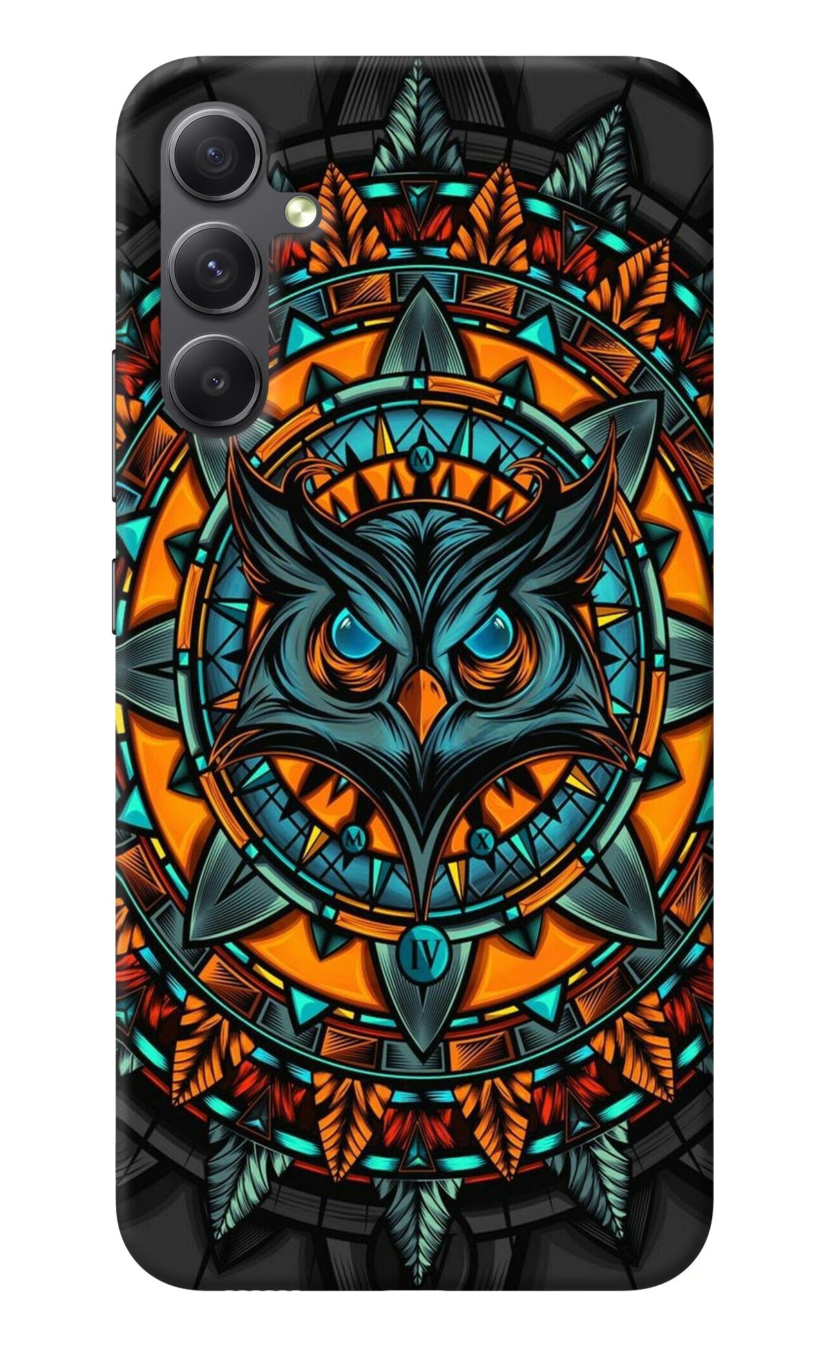 Angry Owl Art Samsung A34 5G Back Cover