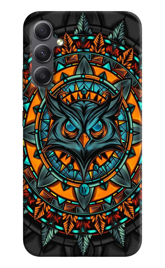 Angry Owl Art Case for Samsung A34 5G by Casekaro