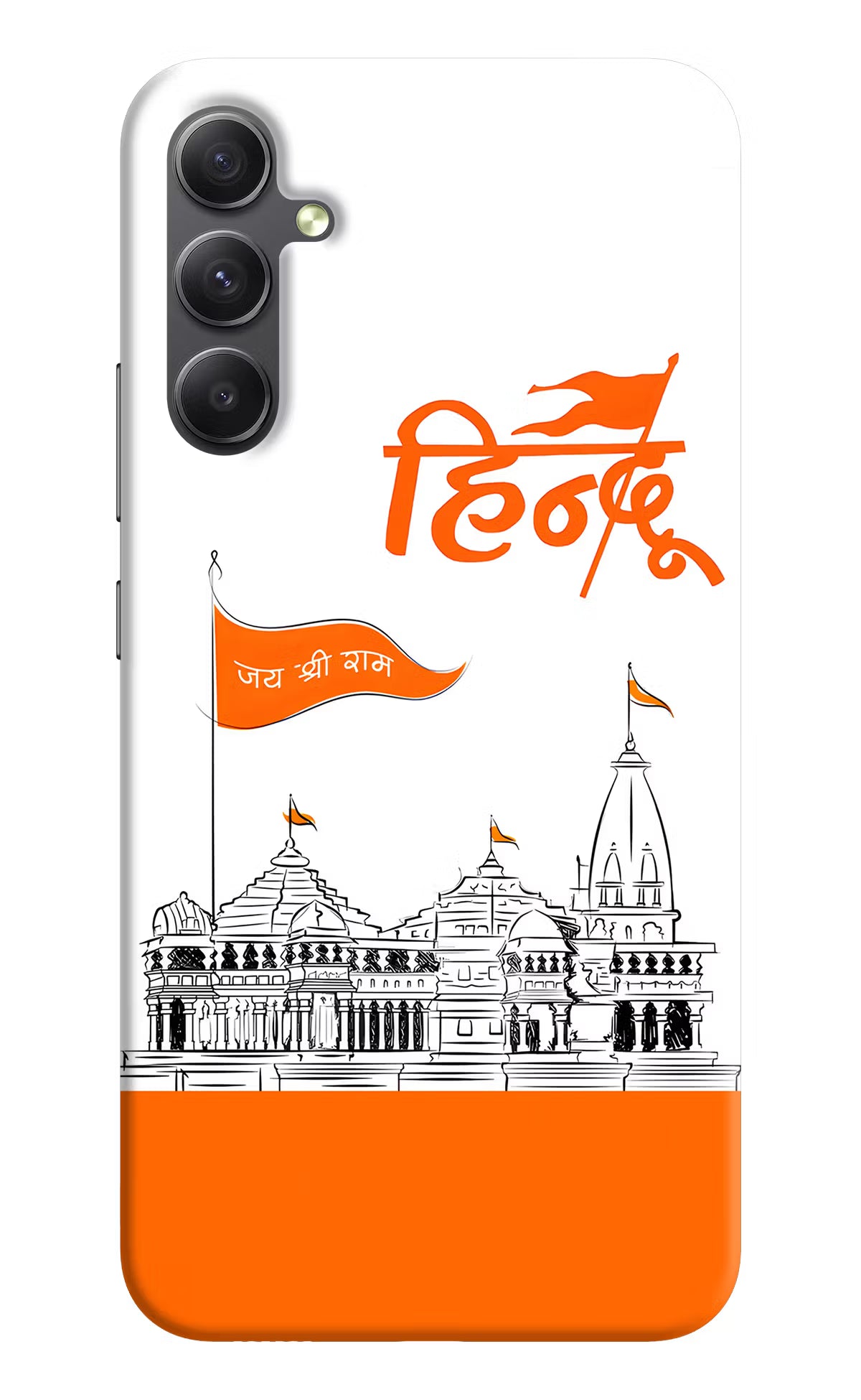 Jai Shree Ram Hindu Case for Samsung A34 5G by Casekaro
