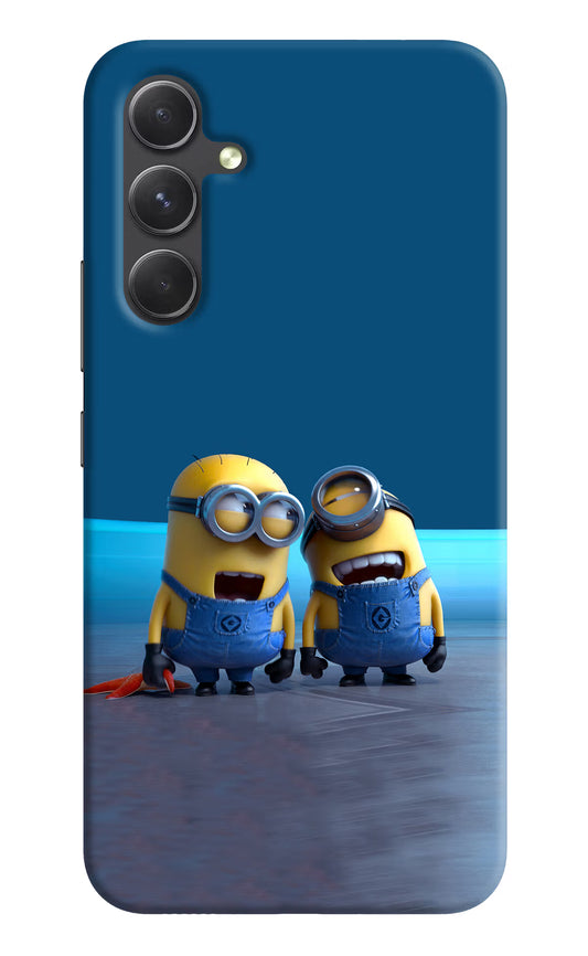 Minion Laughing Case for Samsung A54 5G by Casekaro