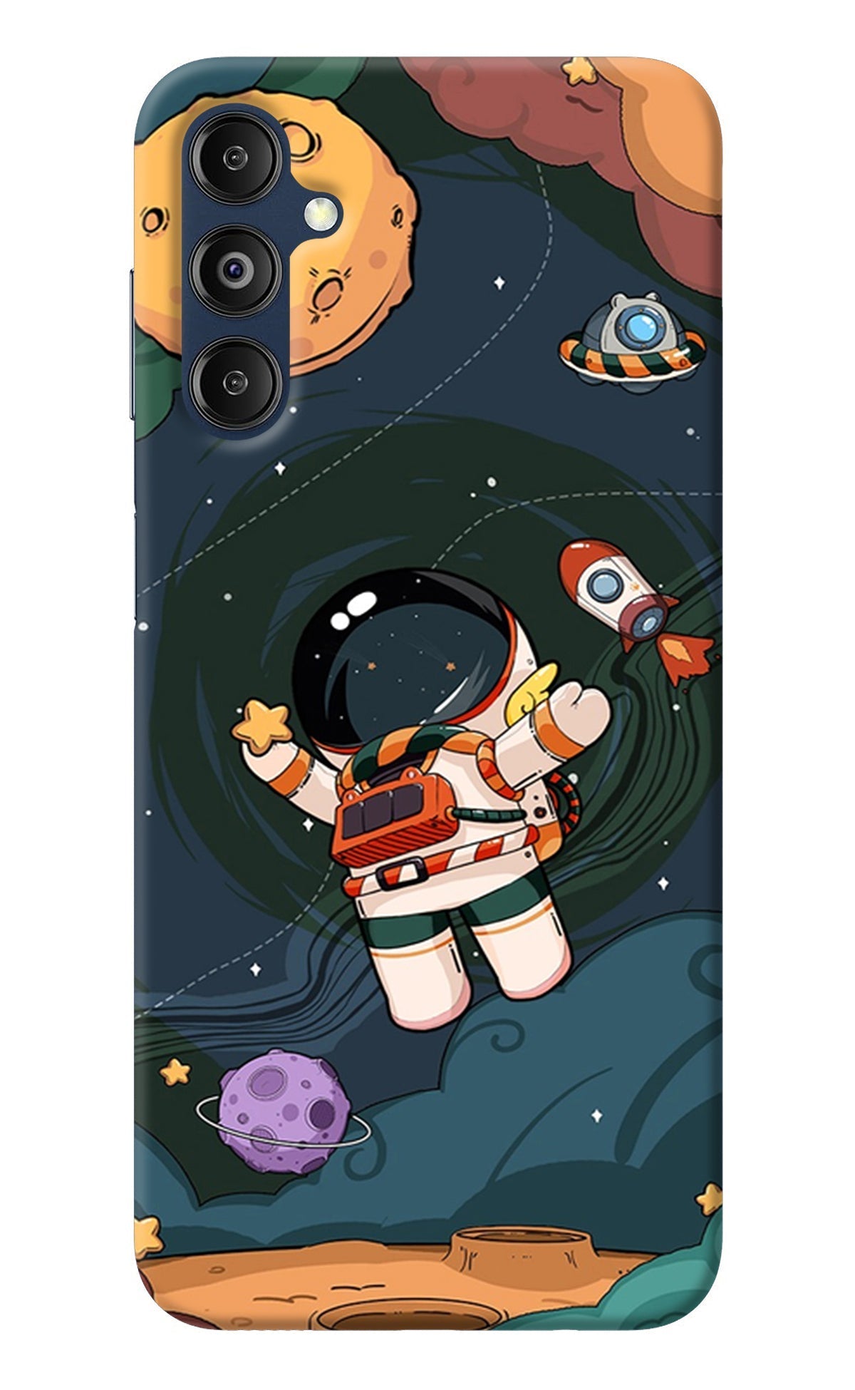 Cartoon Astronaut Case for Samsung M14