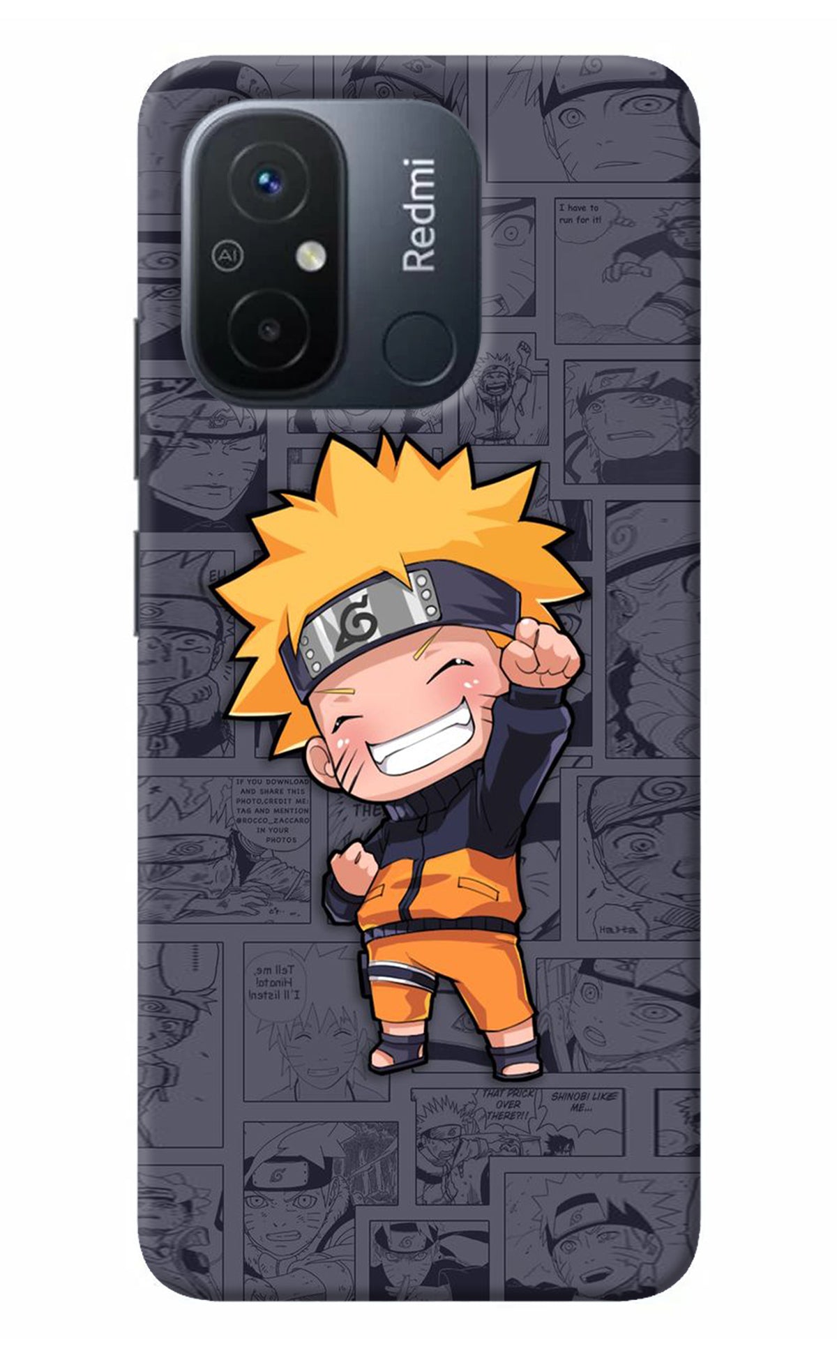 Chota Naruto Redmi 12C Back Cover