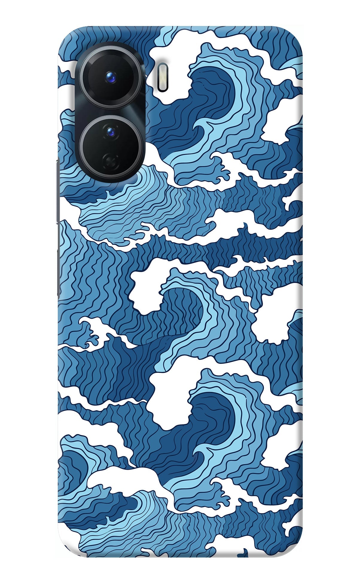 Blue Waves Vivo T2x 5G Back Cover