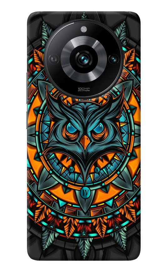 Angry Owl Art Realme Narzo 60 Pro Back Cover