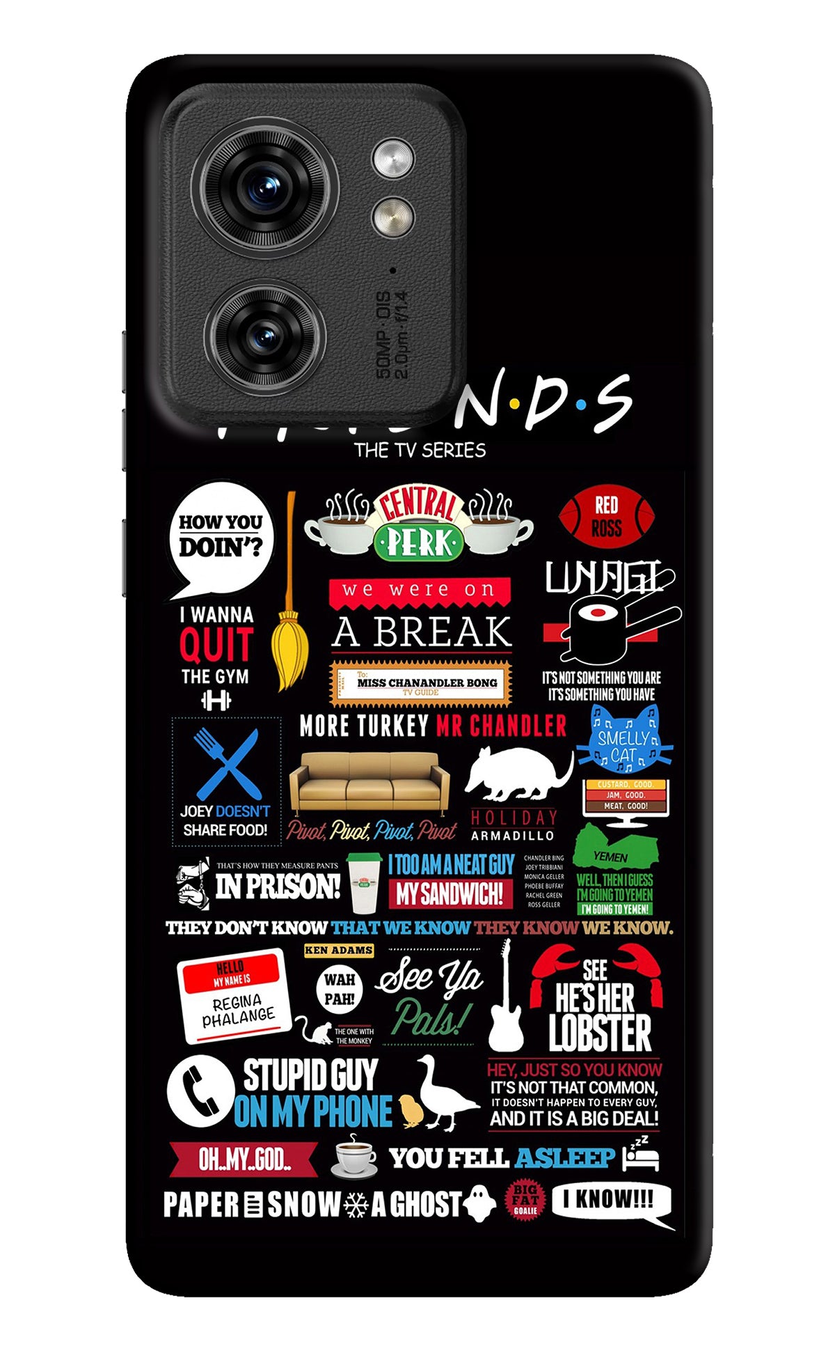 FRIENDS Case for Moto Edge 40