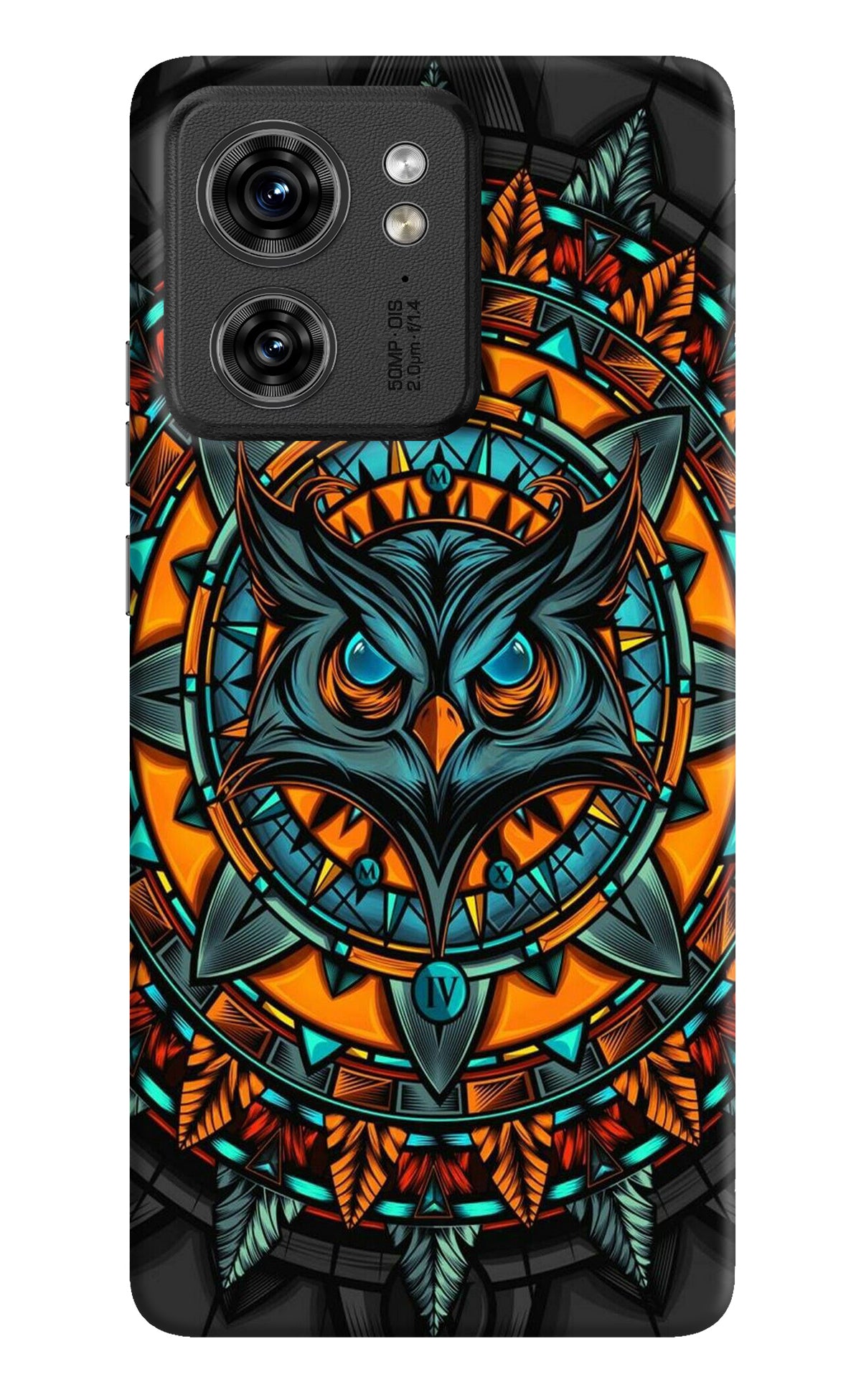 Angry Owl Art Case for Moto Edge 40