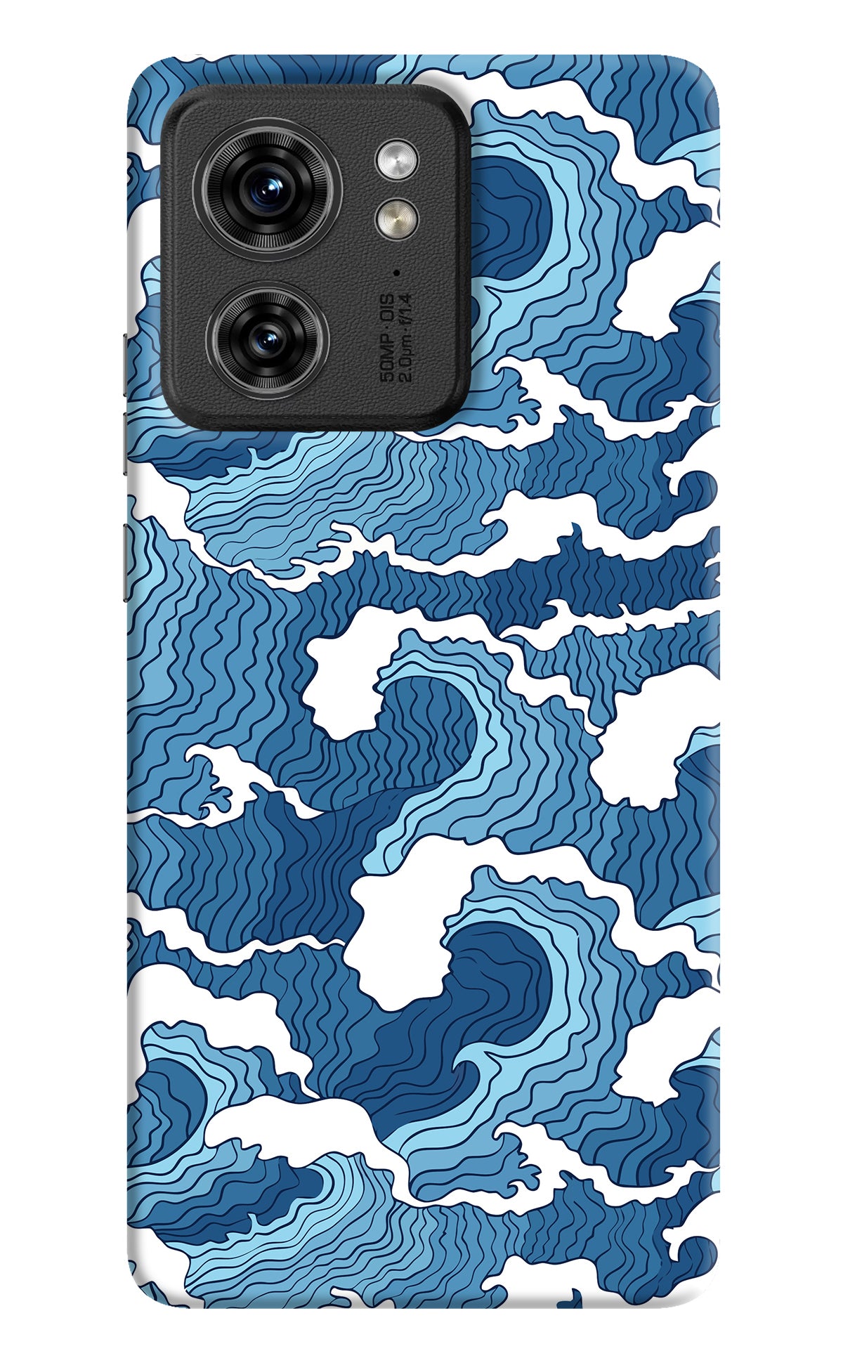 Blue Waves Case for Moto Edge 40