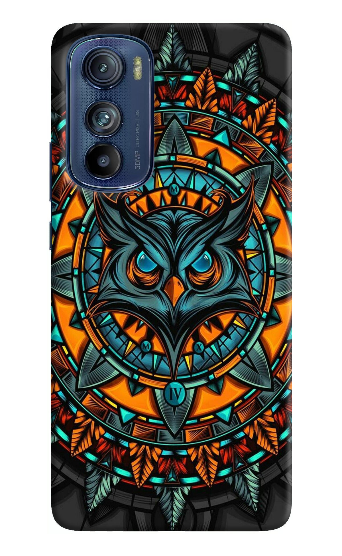 Angry Owl Art Case for Moto Edge 30