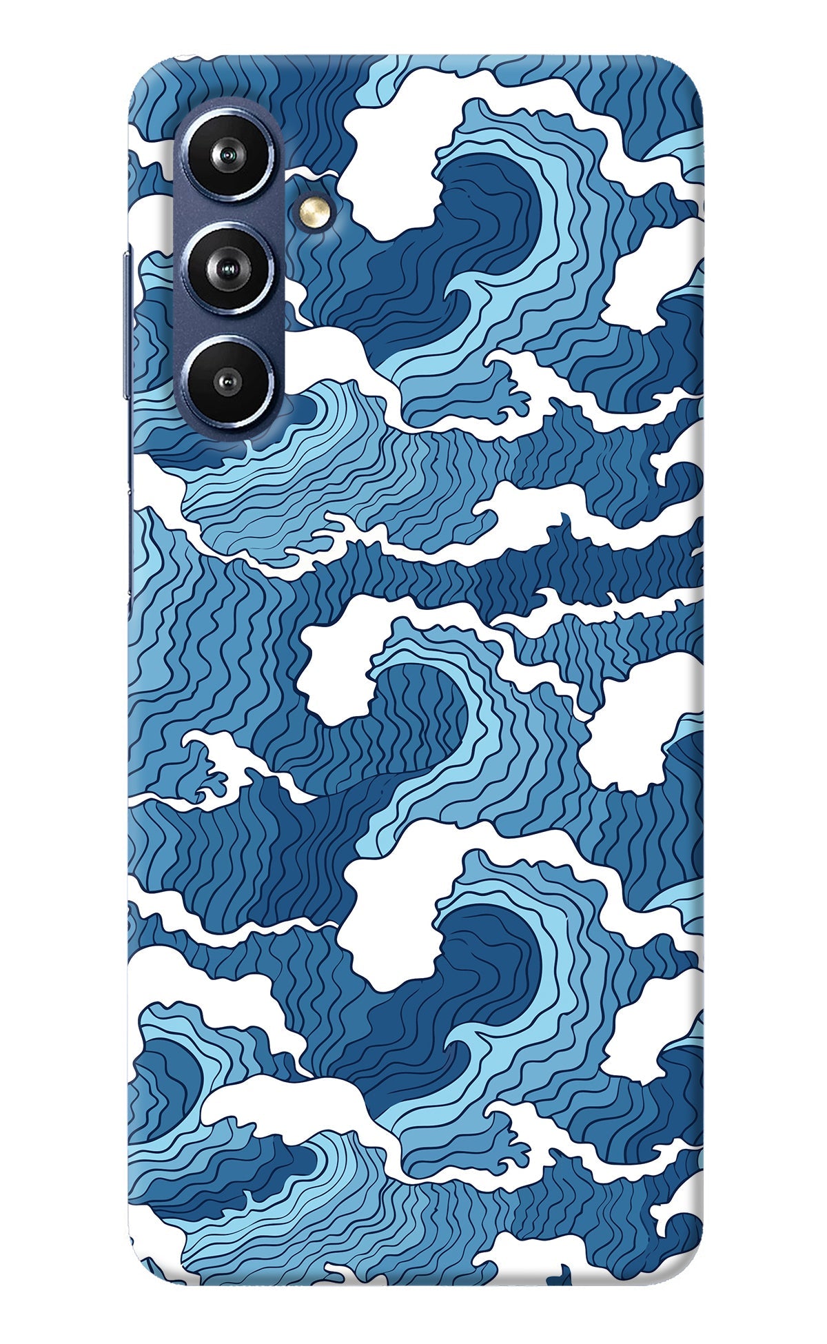 Blue Waves Samsung F54 5G Back Cover