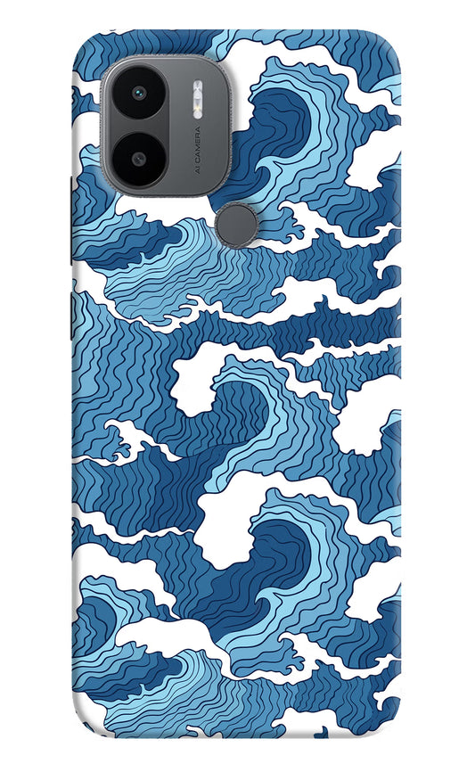Blue Waves Case for Redmi A1+/A2+