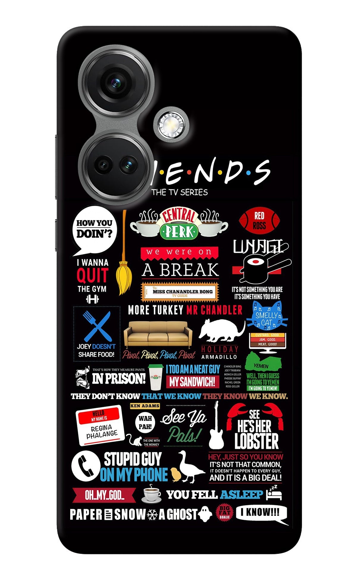 FRIENDS OnePlus Nord CE 3 5G Back Cover