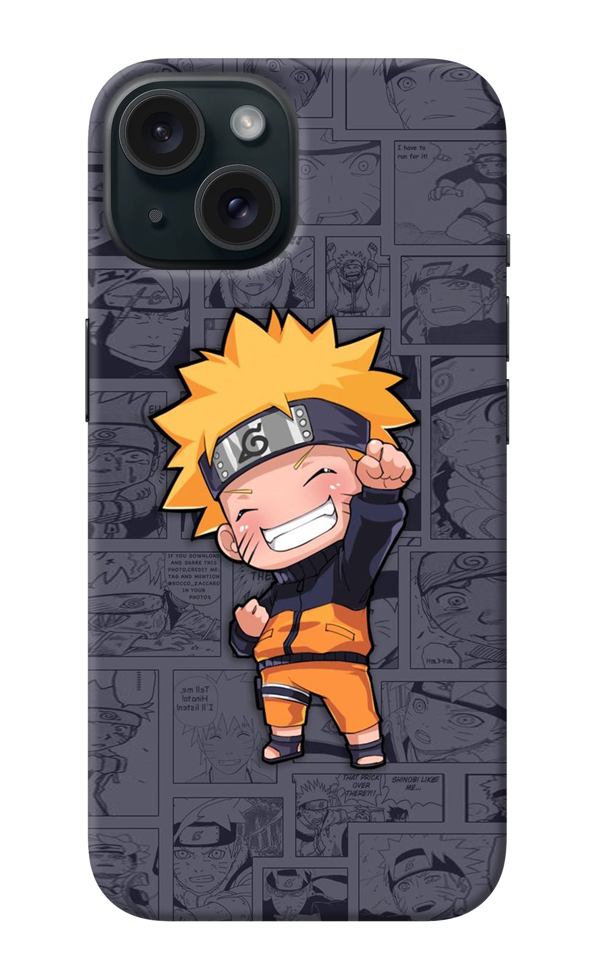 Chota Naruto iPhone 15 Plus Back Cover