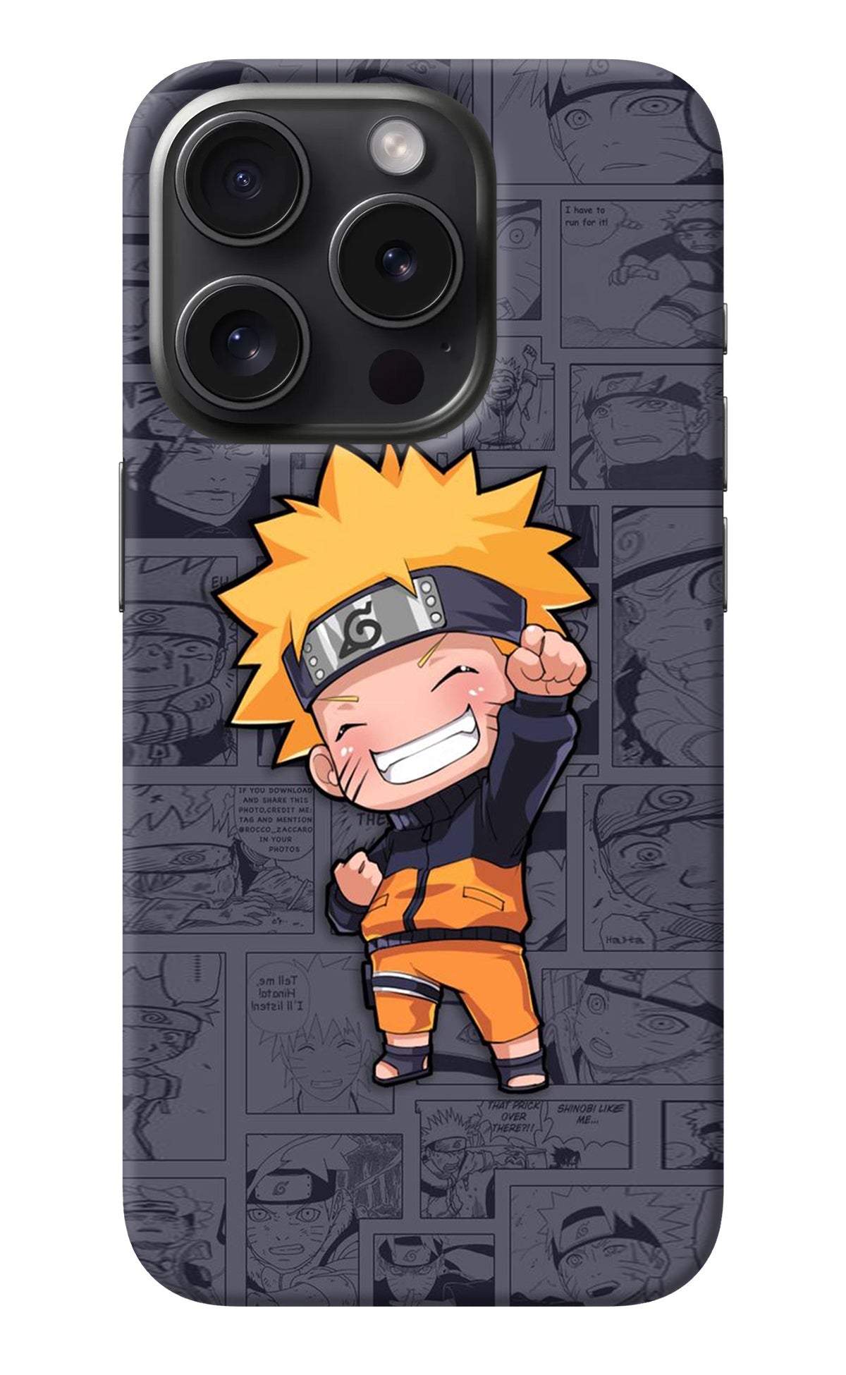 Chota Naruto iPhone 15 Pro Back Cover