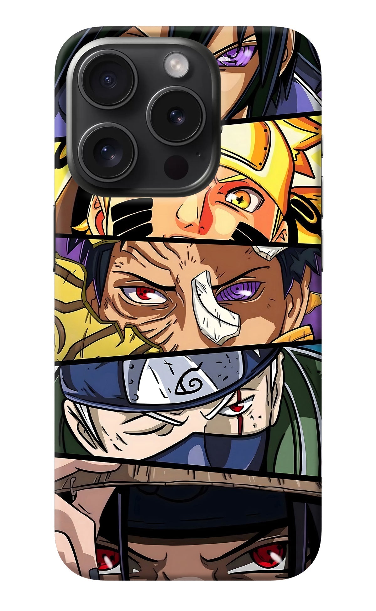 Naruto Character iPhone 15 Pro Back Cover