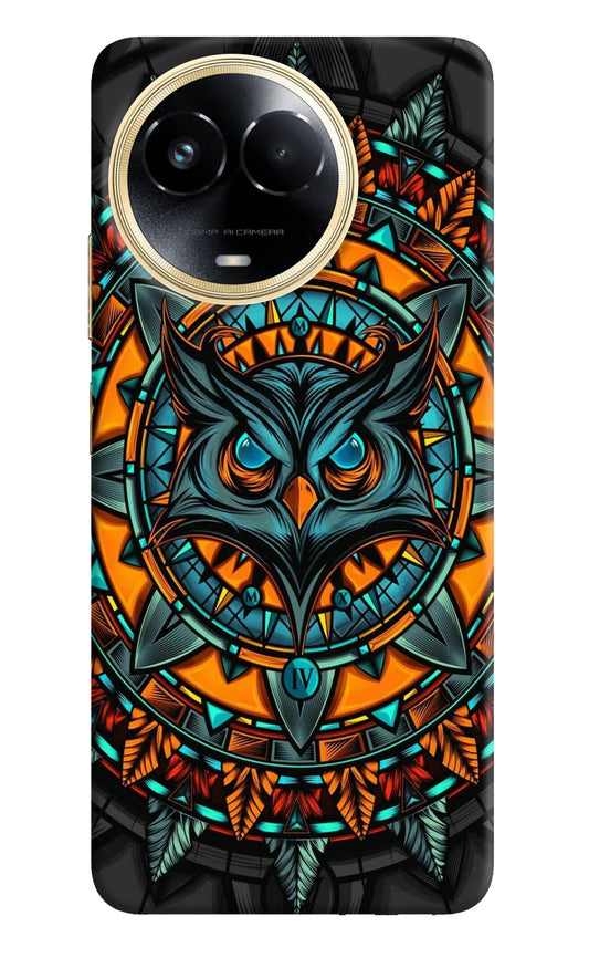 Angry Owl Art Case for Realme 11 5G/11X 5G/C67