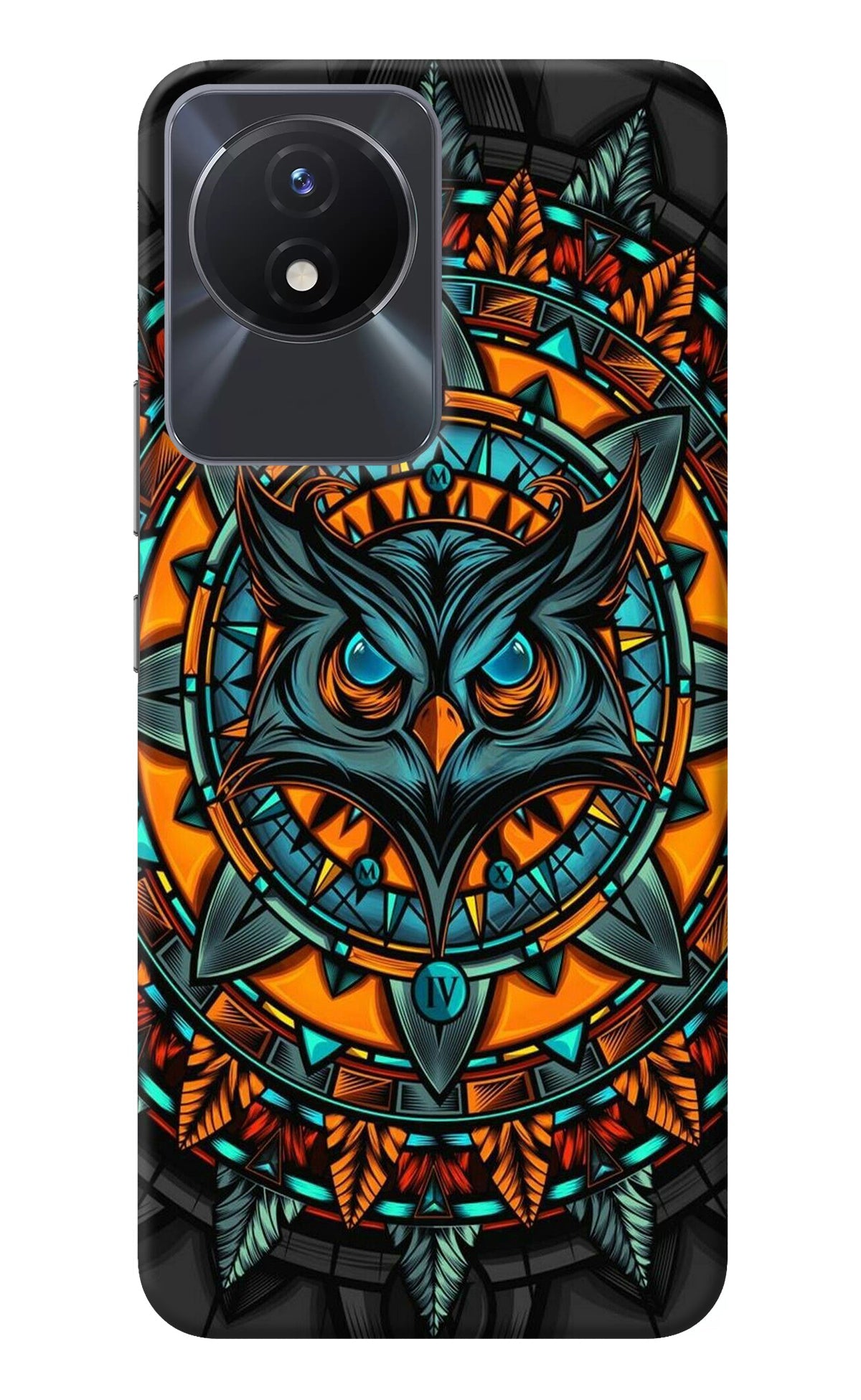 Angry Owl Art Vivo Y02/Y02T Back Cover