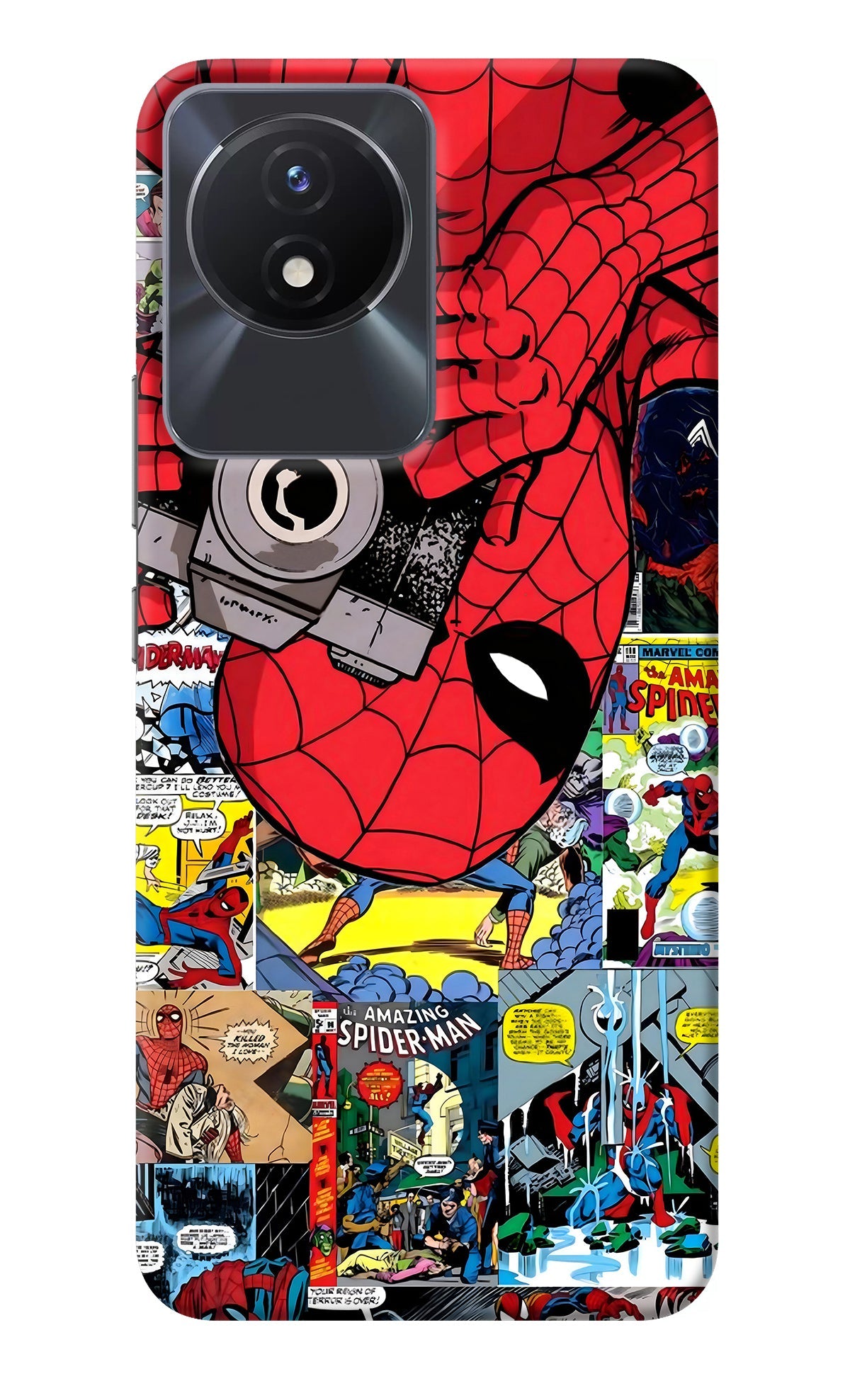 Spider Man Vivo Y02/Y02T Back Cover