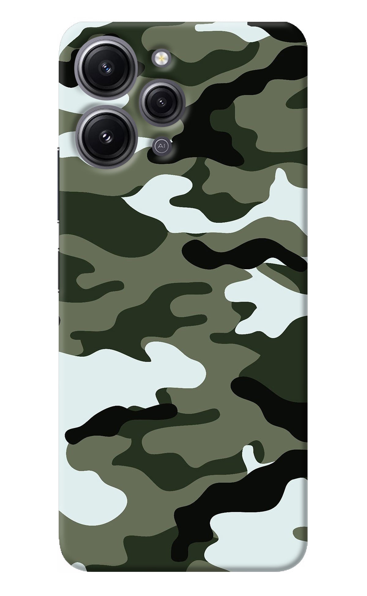 Camouflage Redmi 12 4G Back Cover