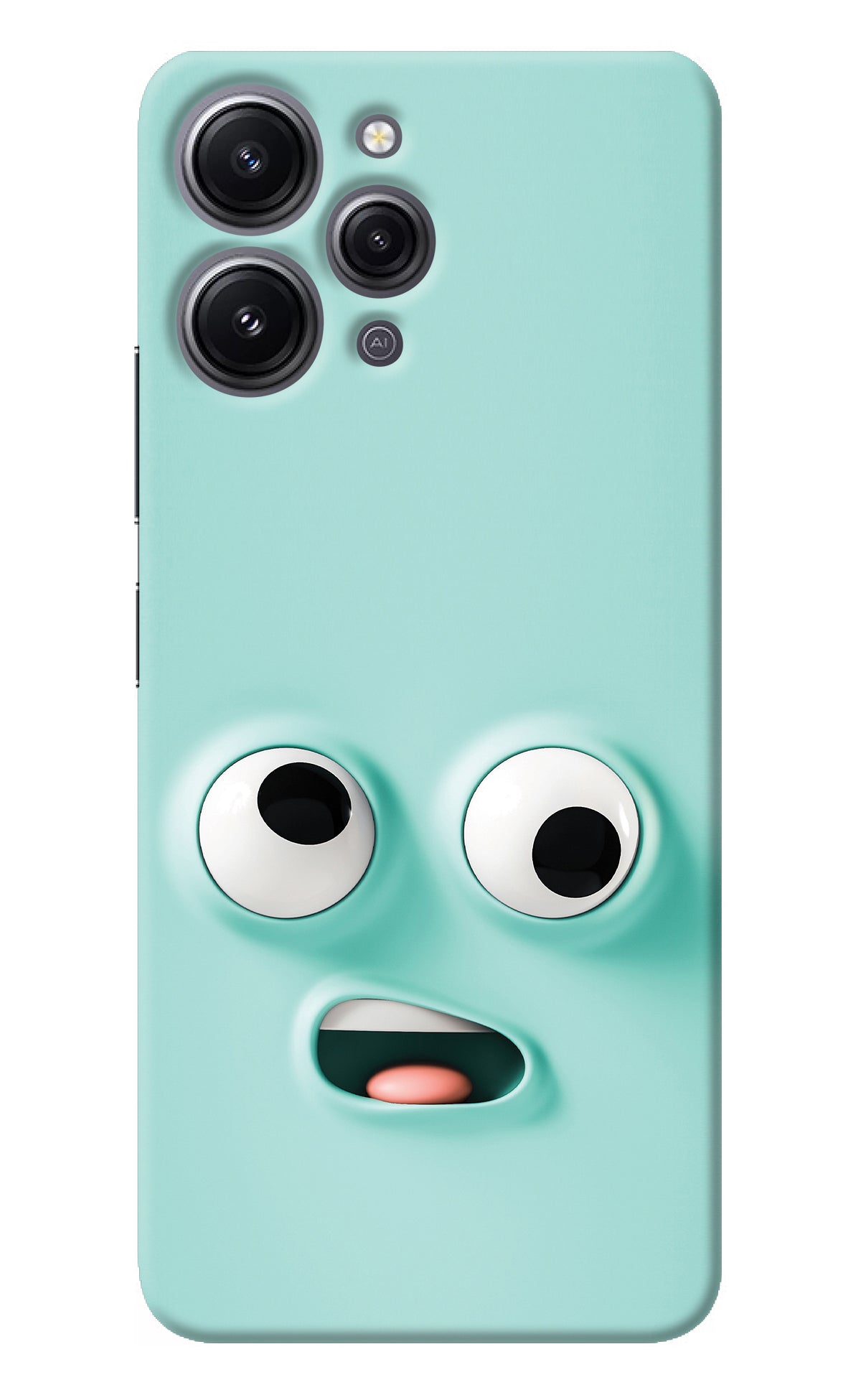 Funny Cartoon Redmi 12 4G Back Cover