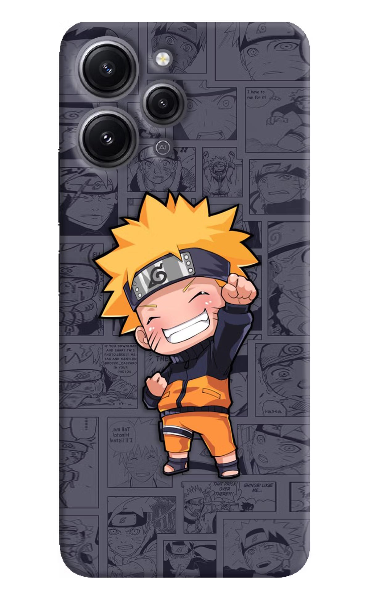 Chota Naruto Case for Redmi 12 4G by Casekaro