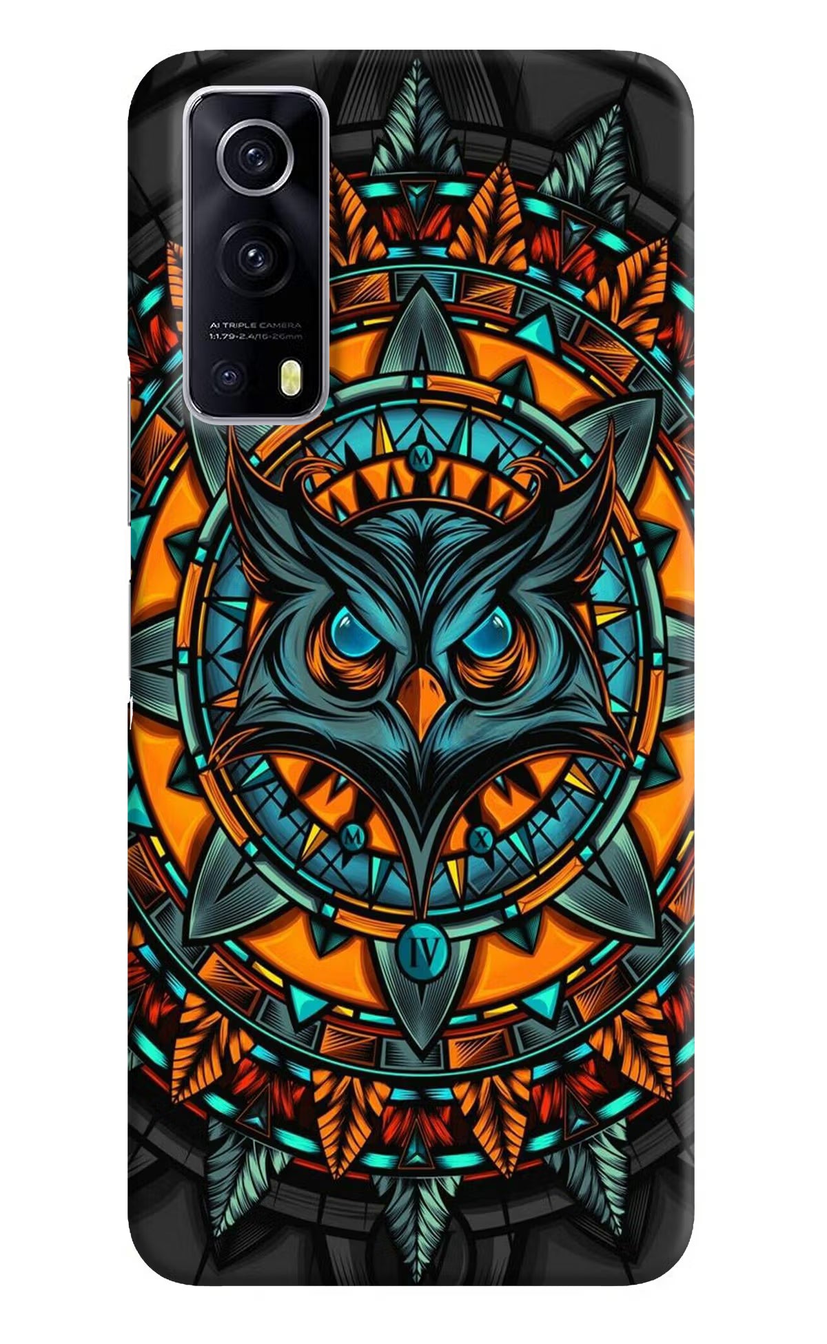 Angry Owl Art Case for iQOO Z3 5G by Casekaro