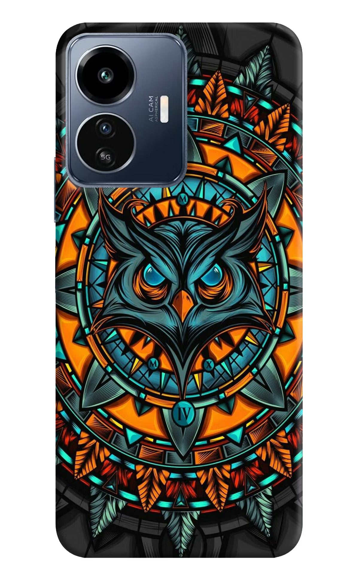 Angry Owl Art Case for IQOO Z6 Lite 5G