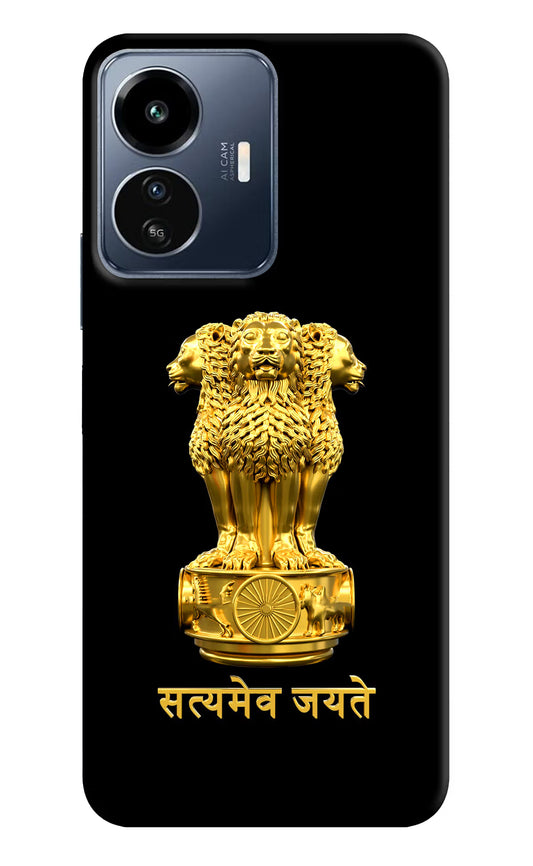 Satyamev Jayate Golden Case for IQOO Z6 Lite 5G