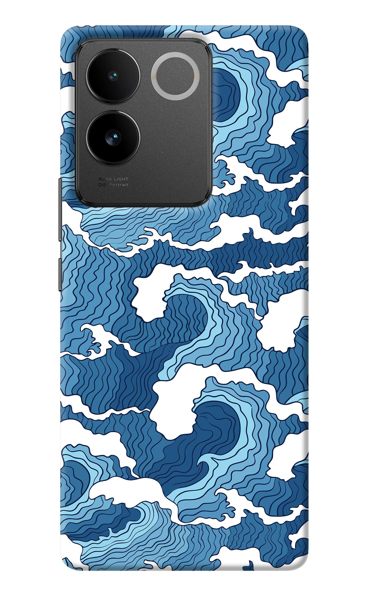 Blue Waves Vivo T2 Pro 5G Back Cover