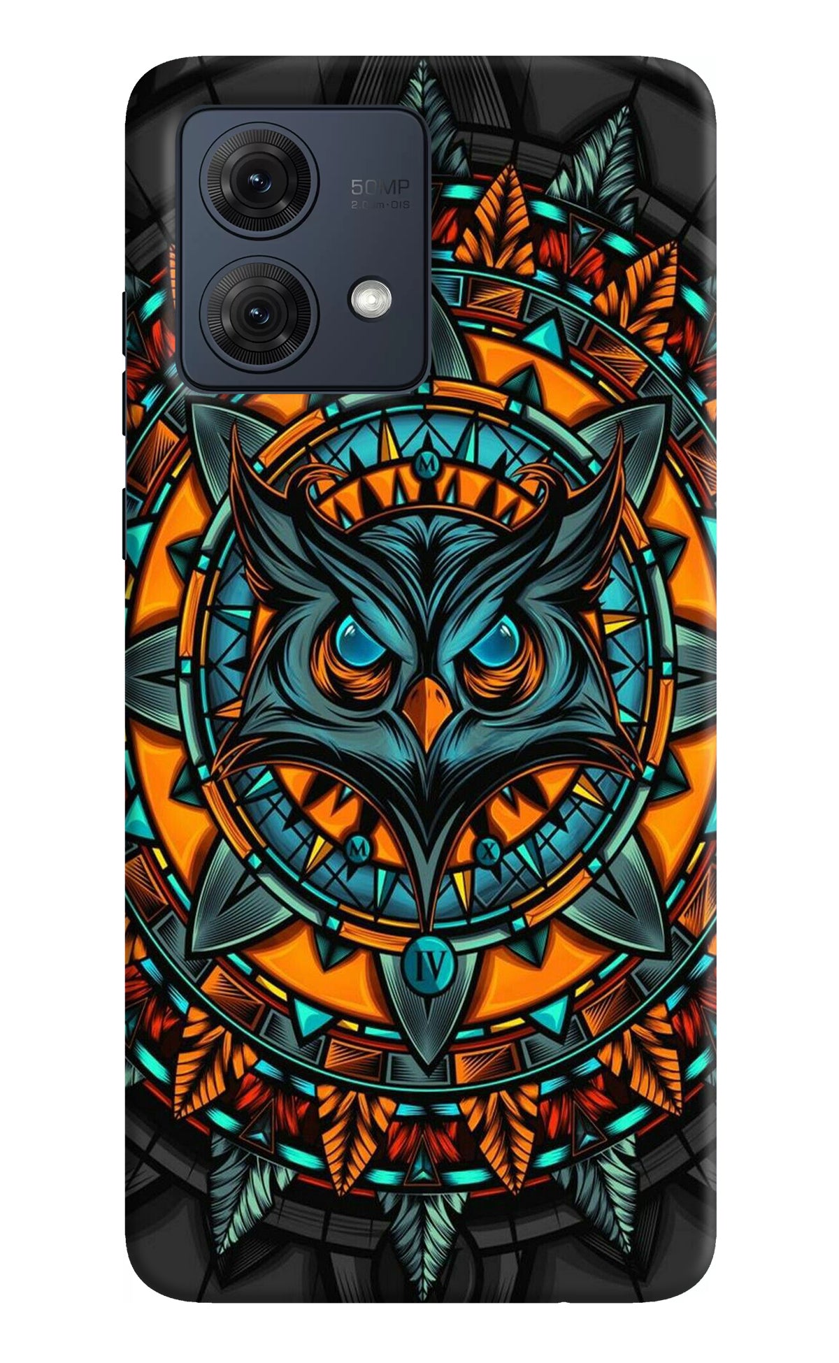 Angry Owl Art Case for Moto G84 5G