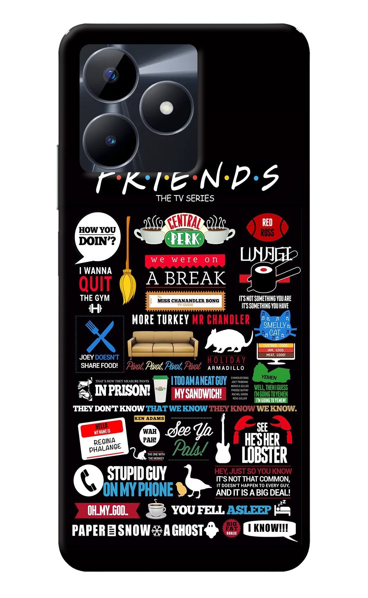 FRIENDS Realme C53 Back Cover