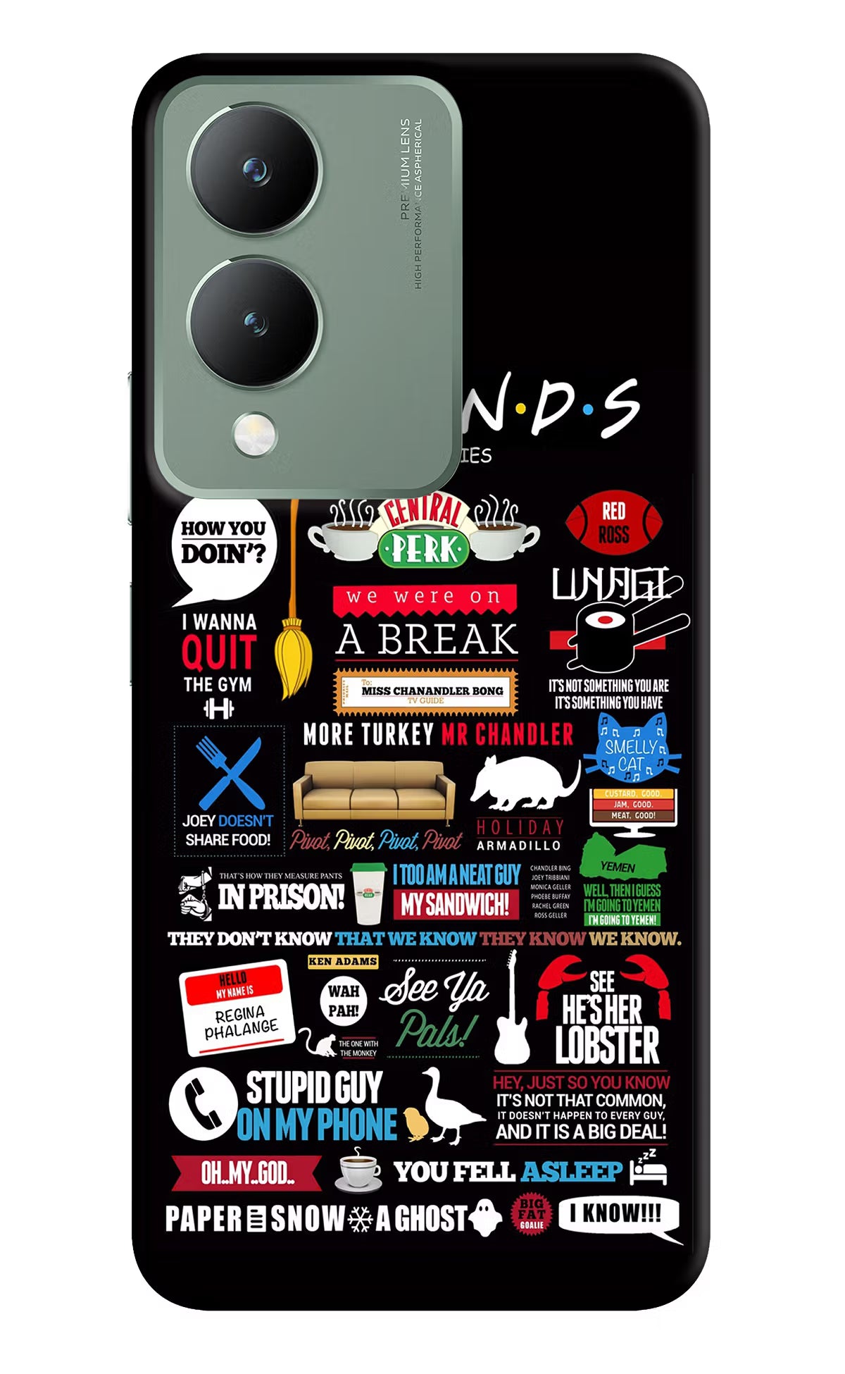FRIENDS Case for Vivo Y17s by Casekaro