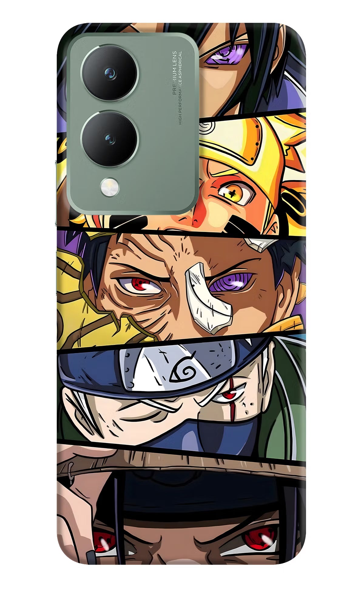 Naruto Character Case for Vivo Y17s by Casekaro