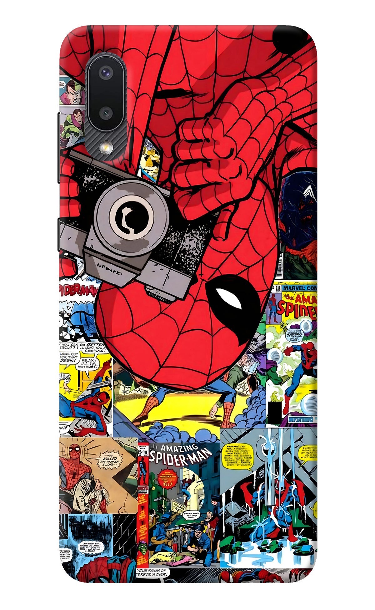 Spider Man Samsung M02 Back Cover