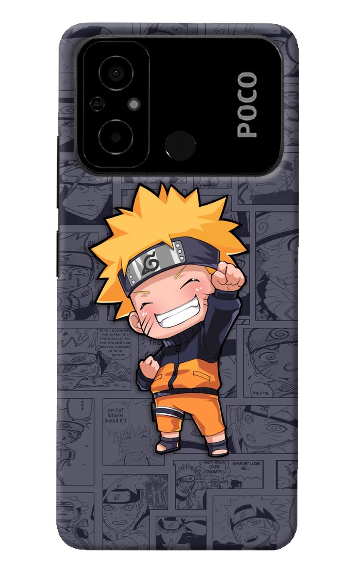 Chota Naruto Poco C55 Back Cover