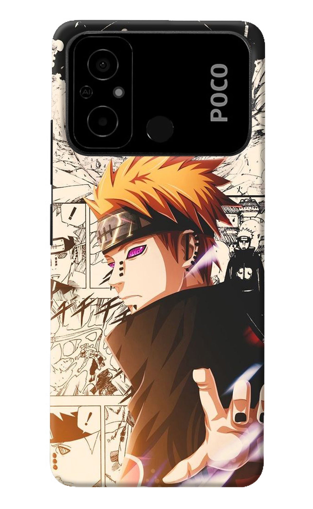 Pain Anime Poco C55 Back Cover