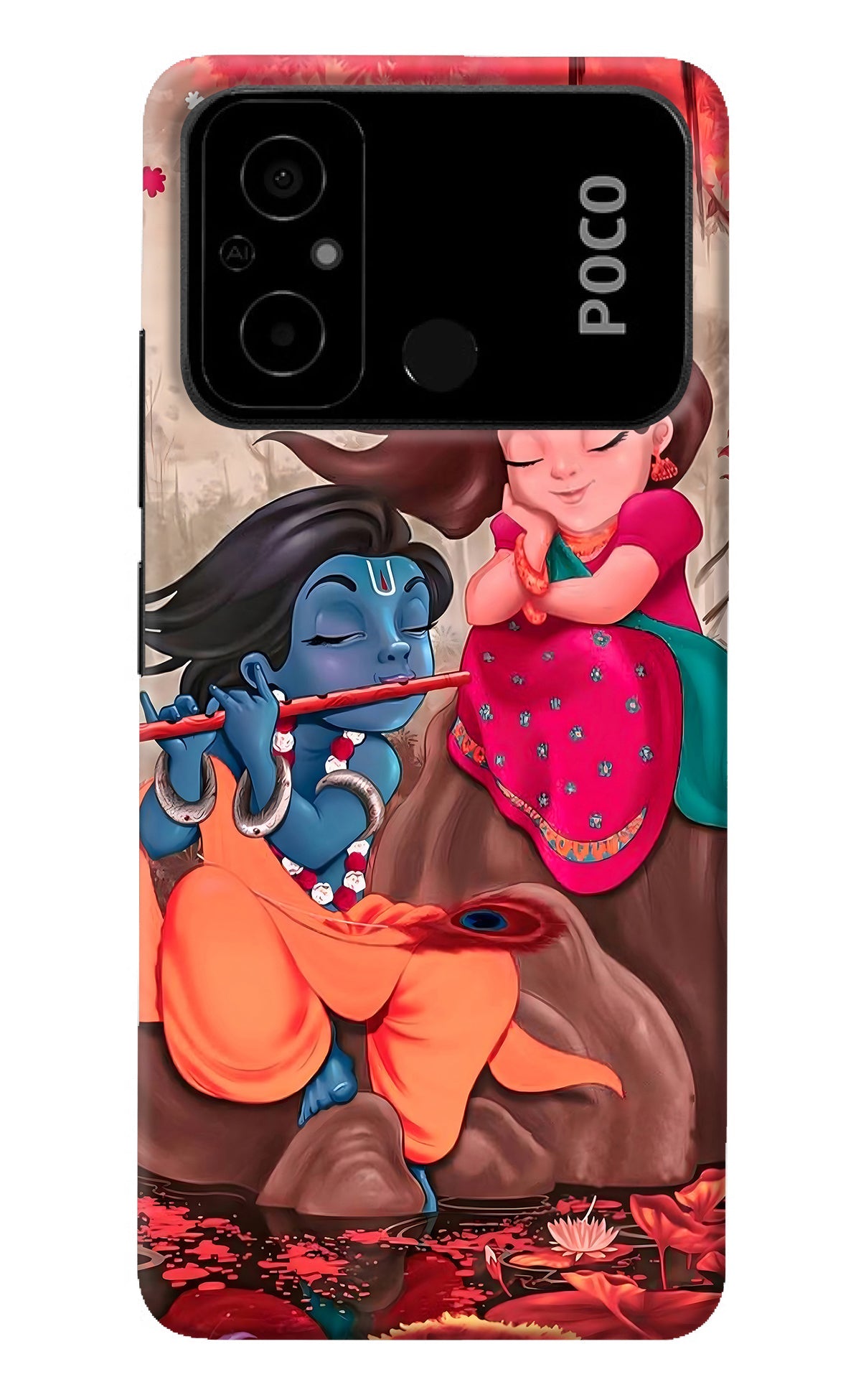 Radhe Krishna Poco C55 Back Cover