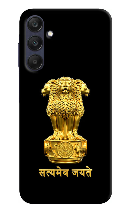 Satyamev Jayate Golden Case for Samsung A25 5G by Casekaro