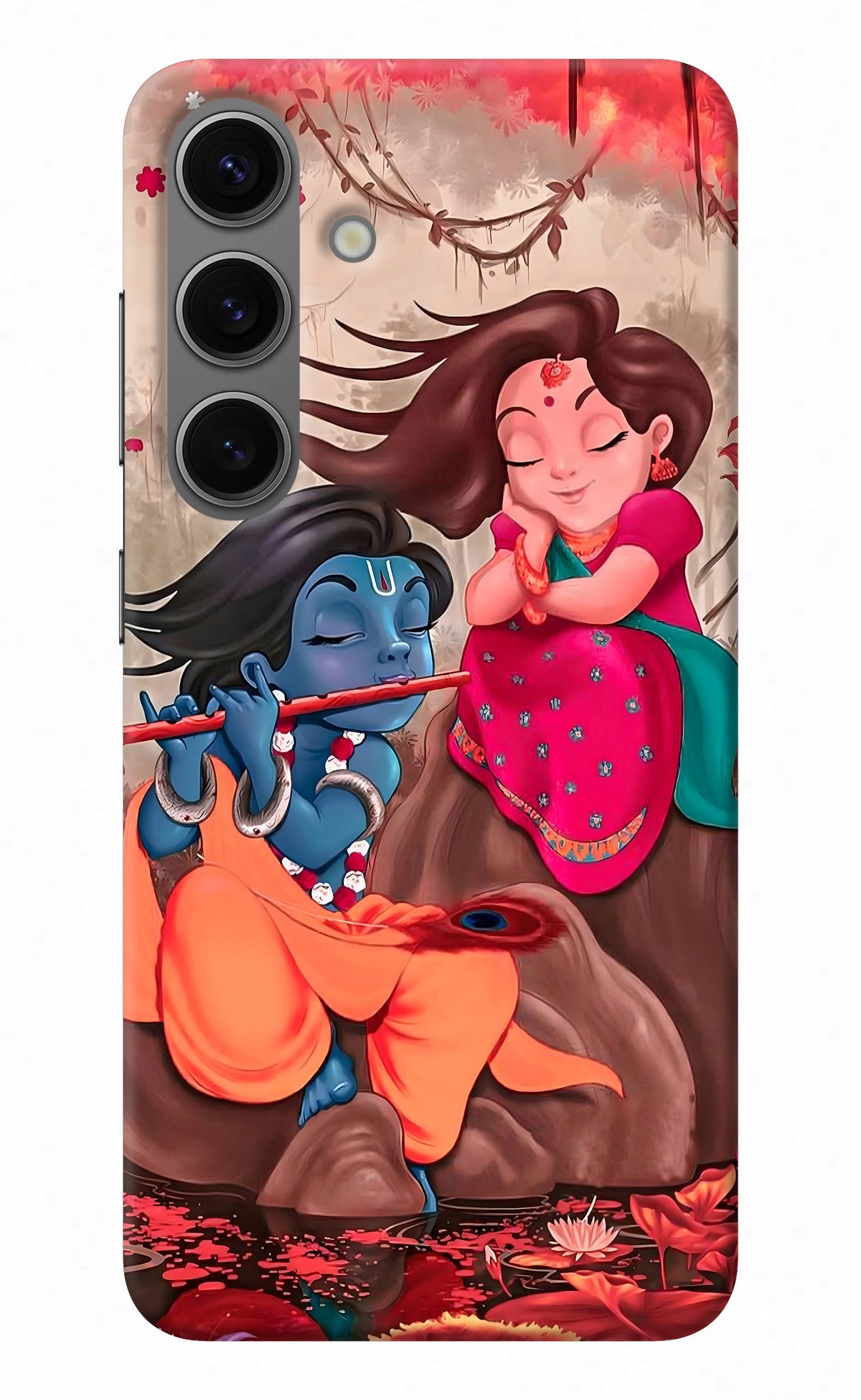 Radhe Krishna Samsung S24 Back Cover