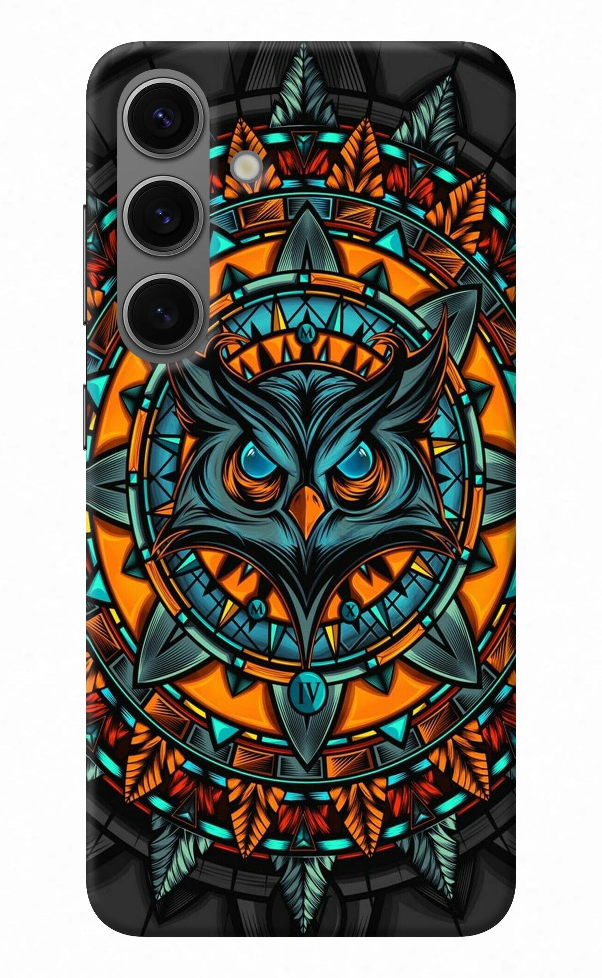 Angry Owl Art Samsung S24 Plus Back Cover