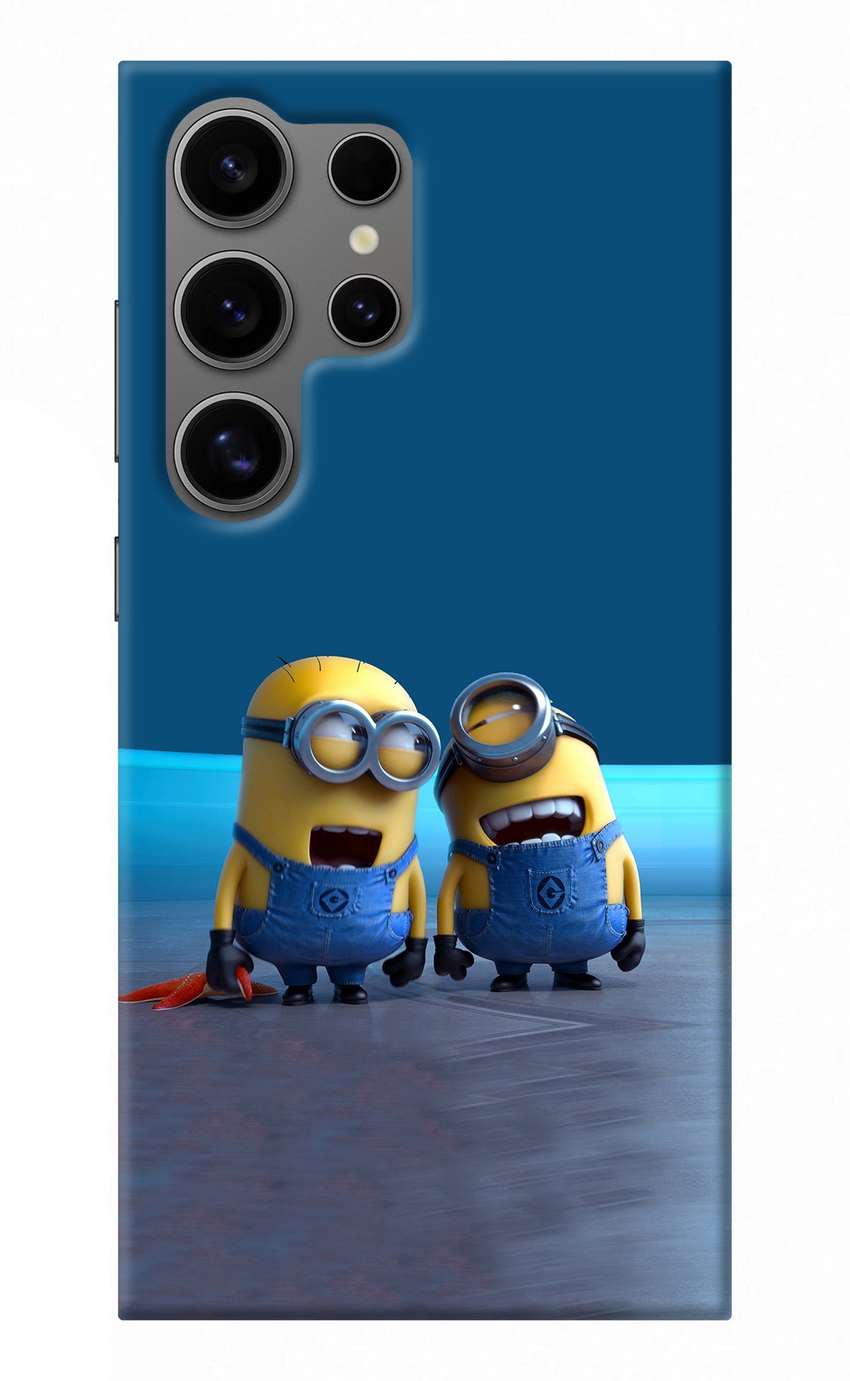 Minion Laughing Samsung S24 Ultra Back Cover