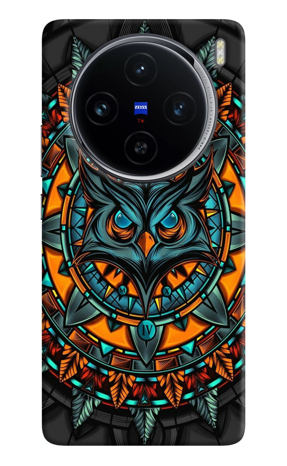 Angry Owl Art Vivo X100 Back Cover